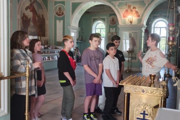 Посещение Покровского храма учащимися лицея