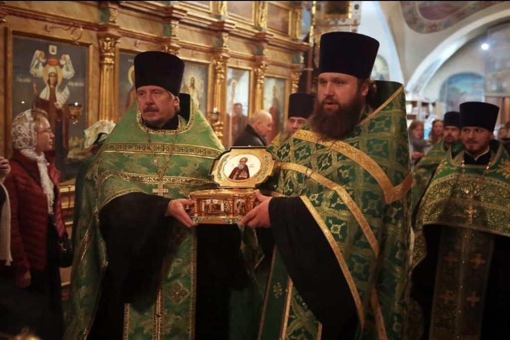Пребывание ковчега с мощами преподобного Сергия Радонежского в Балашихинской епархии