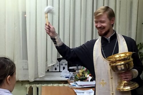 Молебен в Балашихинской гимназии