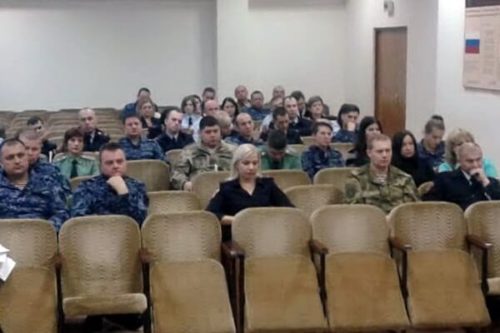 Беседа с сотрудниками вневедомственной охраны в Реутове
