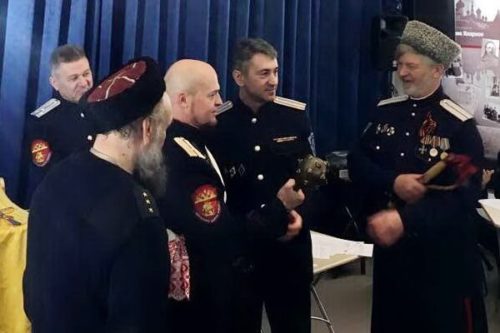 Казачий круг в Троицком храме Реутова