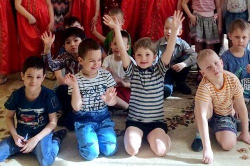 Беседа в детском саду в Саввино