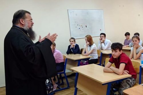 Беседа в школе № 27 Балашихи