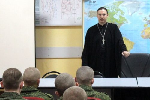 Беседа в дивизии им. Дзержинского