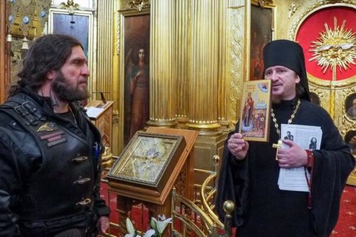 «Ночные волки» в Троицком-Кайнарджи