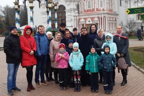 Паломничество детсадовцев в Сергиев Посад
