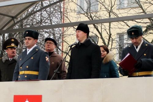 Военная присяга в Дивизии им. Дзержинского