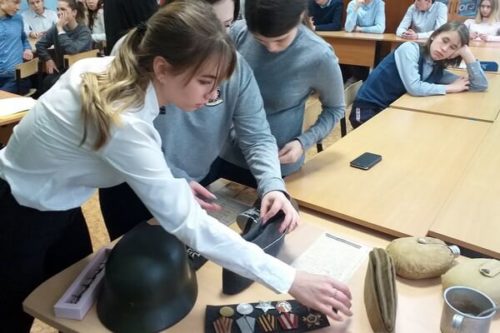 Беседа в Белоусовской школе