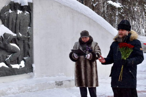 Митинг памяти в Балашихе