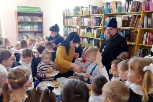 Встреча со школьниками в библиотеке им. А. Белого